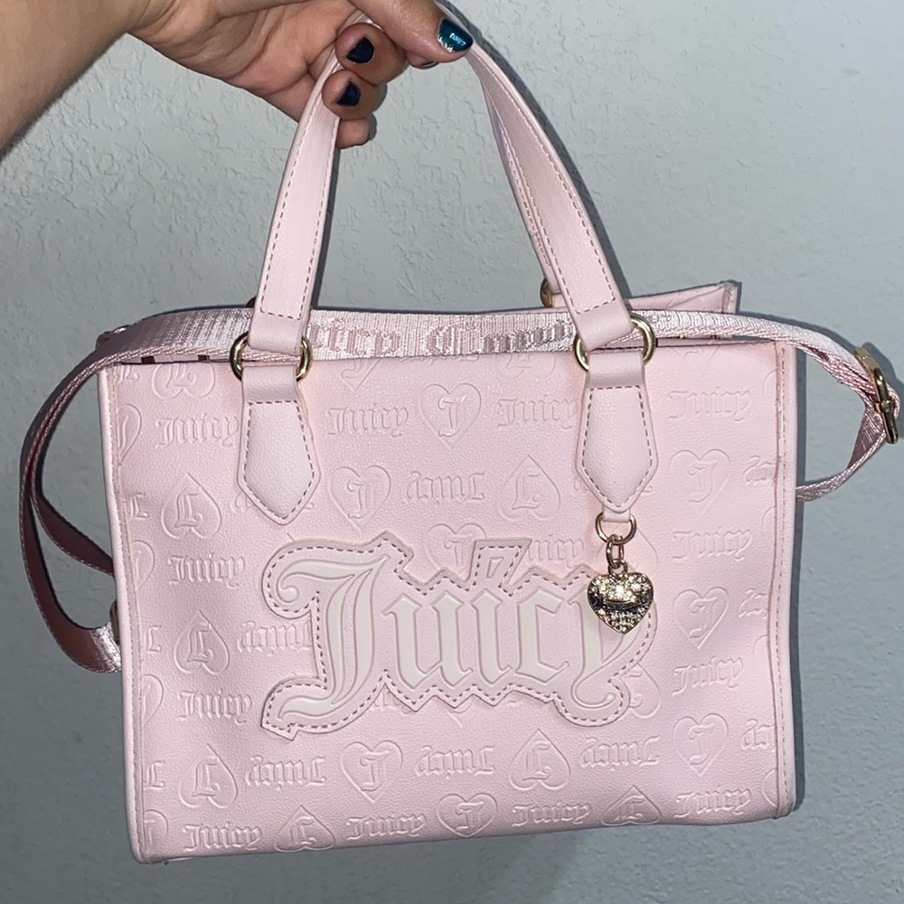 USED Juicy Couture Upgrade U Mini Tote - Powder Blush